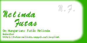 melinda futas business card